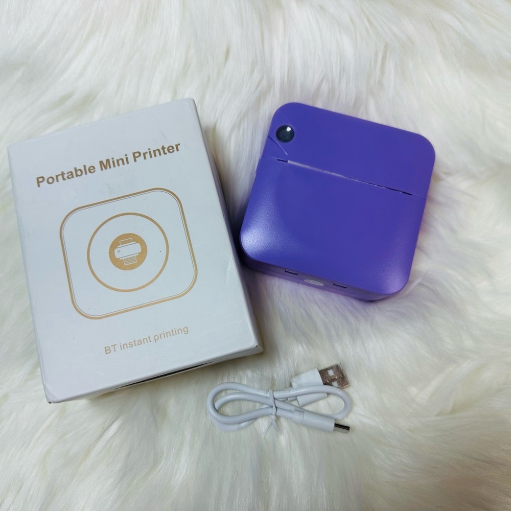 Portable Mini Printer - White - Picture 5 of 5